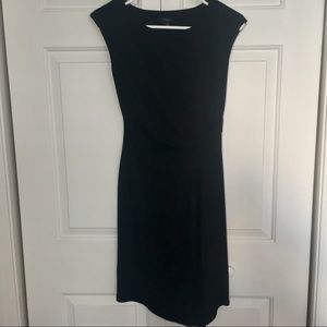 ♻️{ANN TAYLOR} Asymmetrical Gathered Waist Dress